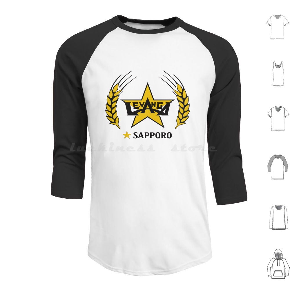 Wine Beer Rum - Sapporo Kapüşonlu Üstler Uzun Kollu Sarhoş