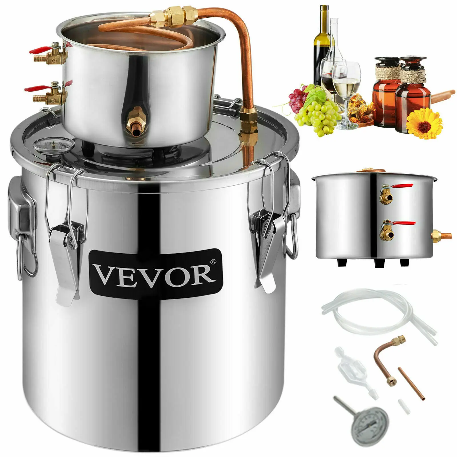 Wine Beer Distillation - SIHAO Damıtıcı 5 Galon 21L Alkol