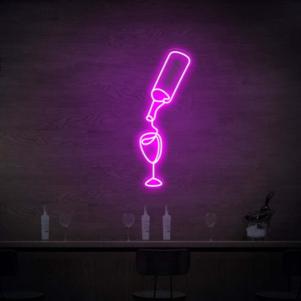 Şarap Led Neon Tabela ışıkları - Wine In Beer Store incelemesi ve fiyatı