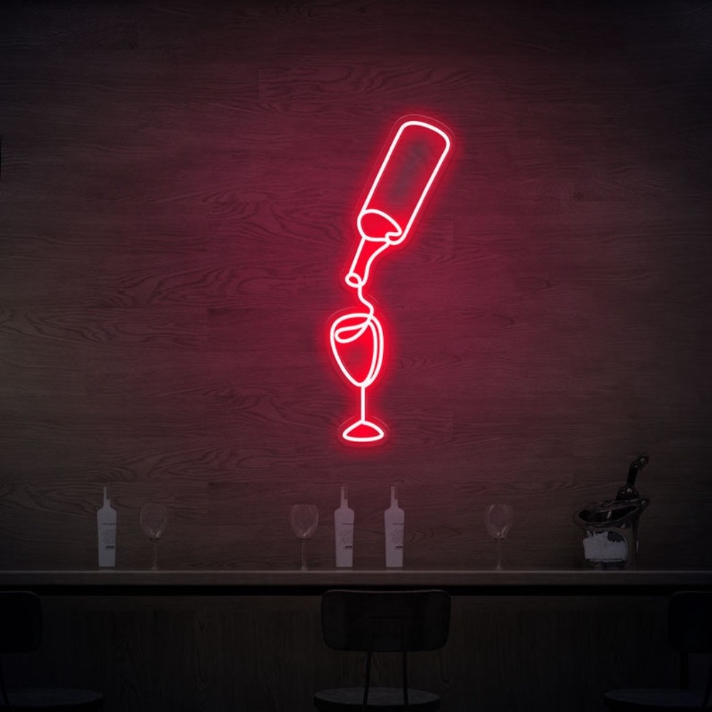Şarap Led Neon Tabela ışıkları - Wine In Beer Store incelemesi ve fiyatı