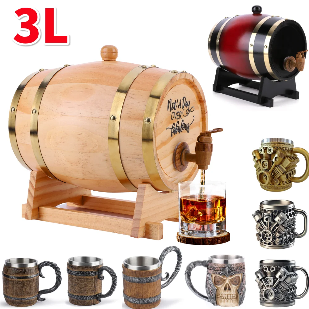 3L Ahşap Viski Fıçısı, Standlı - Wine Beer Rum incelemesi ve fiyatı