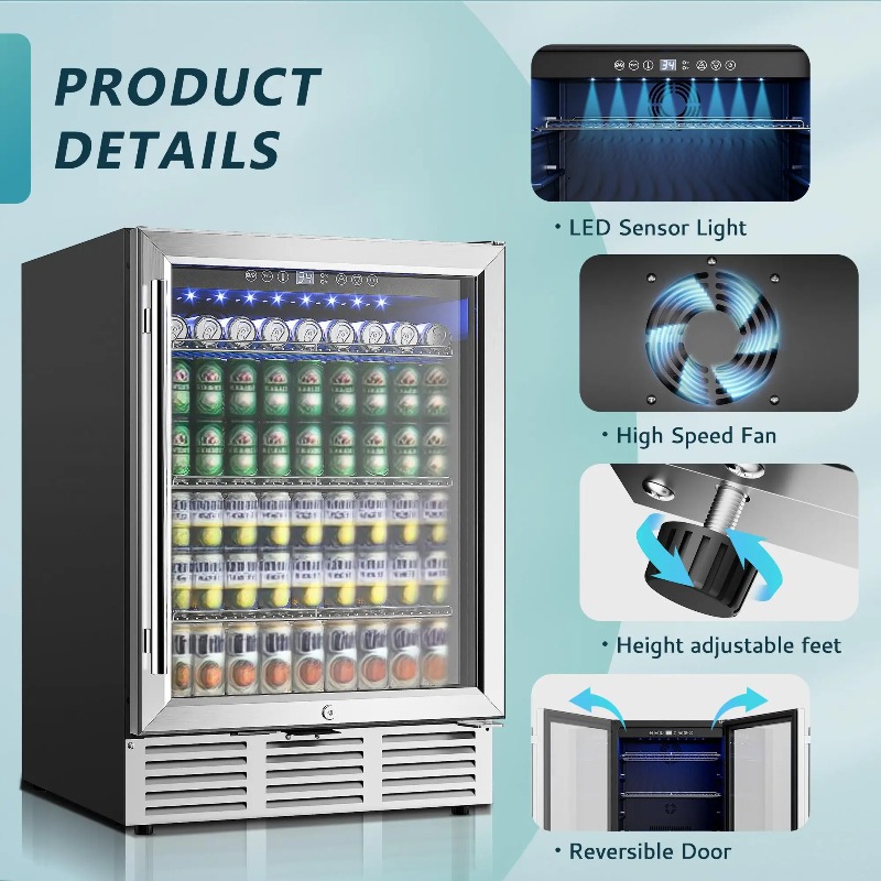 İçecek Buzdolabı 24 İnç 180 Ku - Wine Beer Fridge Under Counter incelemesi ve fiyatı