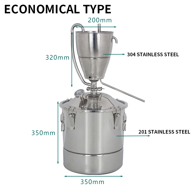 30L Paslanmaz Çelik Su imbik D - Wine Beer Distillation incelemesi ve fiyatı