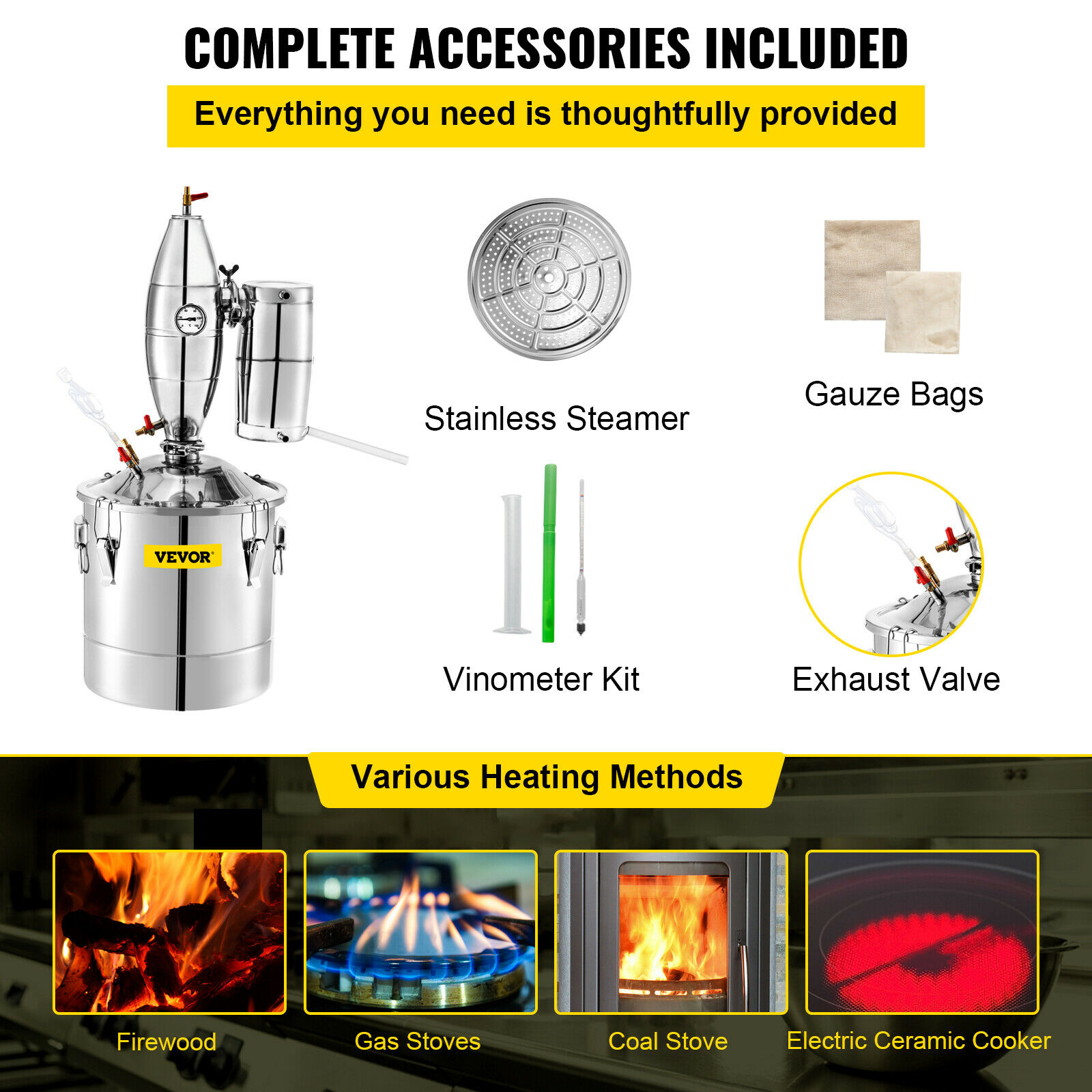 20L-70L Alkol Damıtma Makinesi - Wine Beer Distillation incelemesi ve fiyatı