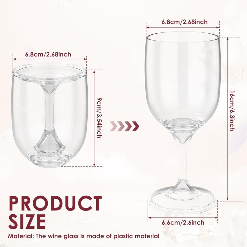 Katlanır Şarap Bardağı Şeffaf  - Wine & Beer Quito incelemesi ve fiyatı