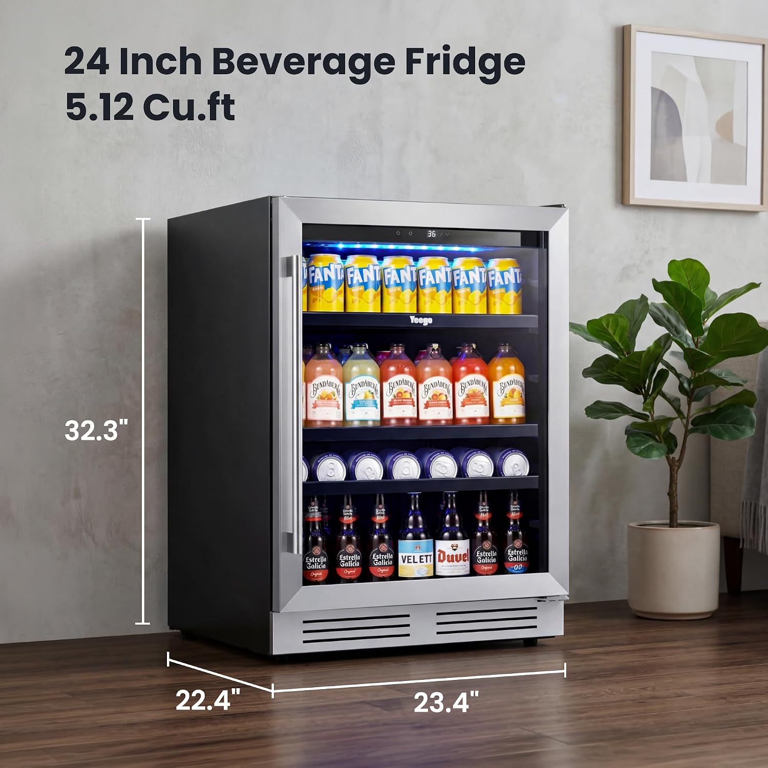 24 İnç İçecek Soğutucu Buzdola - Wine Beer Fridge Under Counter incelemesi ve fiyatı