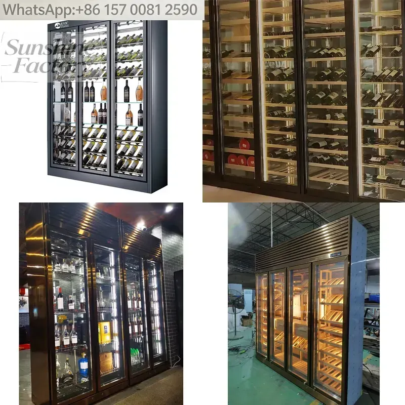 Elektrikli 3 Cam Kapılı Tek Sı - Wine Beer Fridge Cabinet incelemesi ve fiyatı
