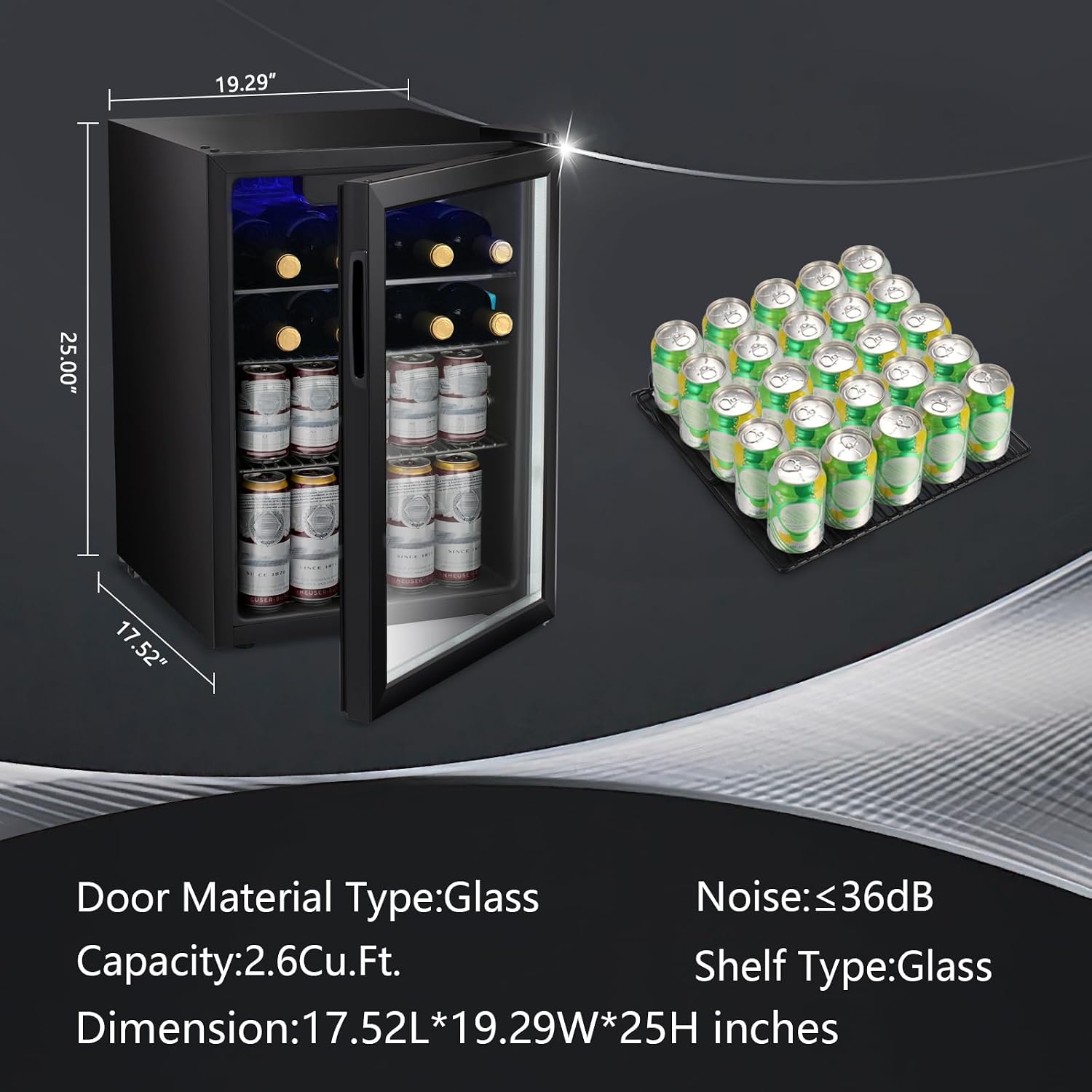 2.6cu.ft Şarap Soğutucu/Dolap  - Wine Beer Fridge Cabinet incelemesi ve fiyatı