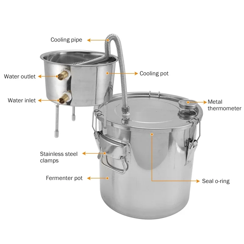 22L Alkol Demleme Damıtma Ciha - Wine Beer Distillation incelemesi ve fiyatı
