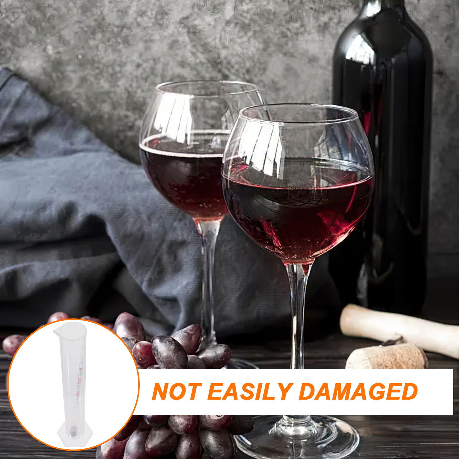1 Set Üç Ölçekli Alkol Hidrome - Wine Beer Making Supplies incelemesi ve fiyatı