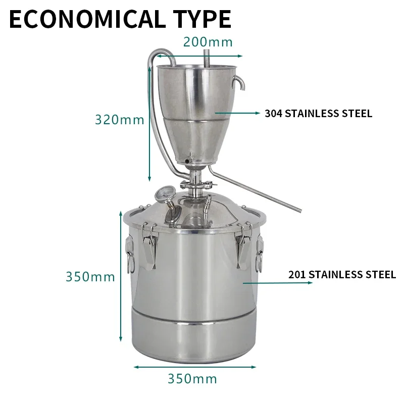 30L Bira Makinesi Su imbik Pas - Wine Beer Distillation incelemesi ve fiyatı