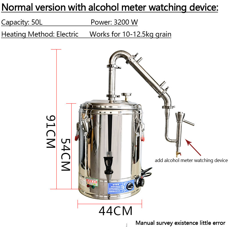 Şarap ve bira için 50L damıtma - Wine Beer Distillation incelemesi ve fiyatı
