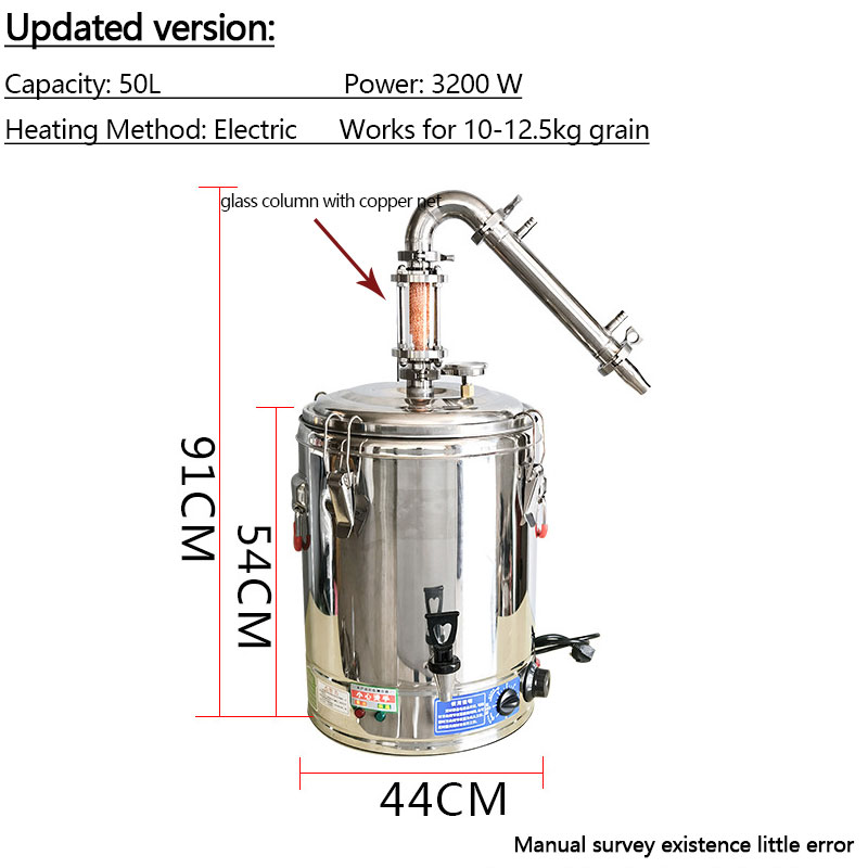 Şarap ve bira için 50L damıtma - Wine Beer Distillation incelemesi ve fiyatı