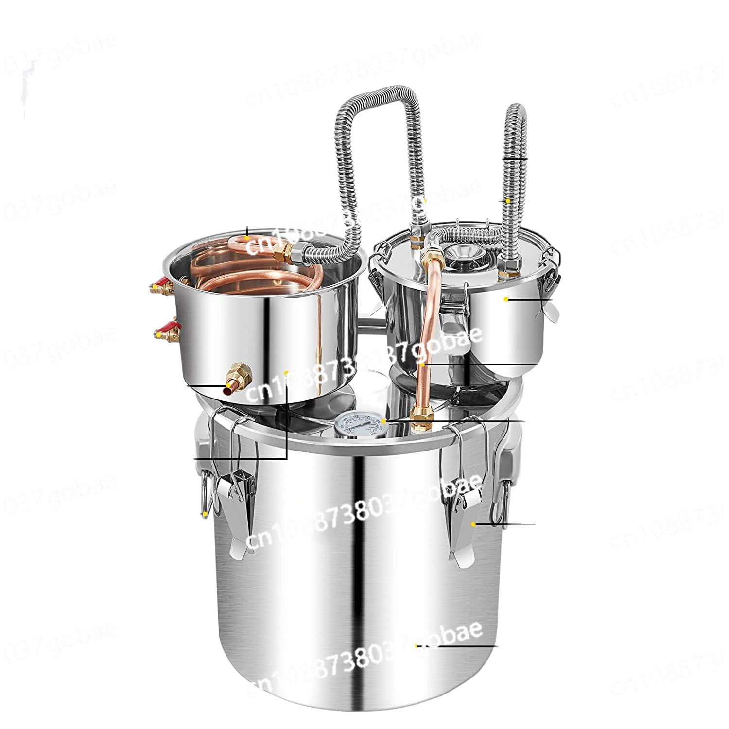 50L Paslanmaz Çelik Su Alkol D - Wine Beer Distillation incelemesi ve fiyatı